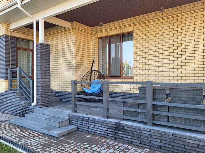 Ограждение из ДПК для террасы